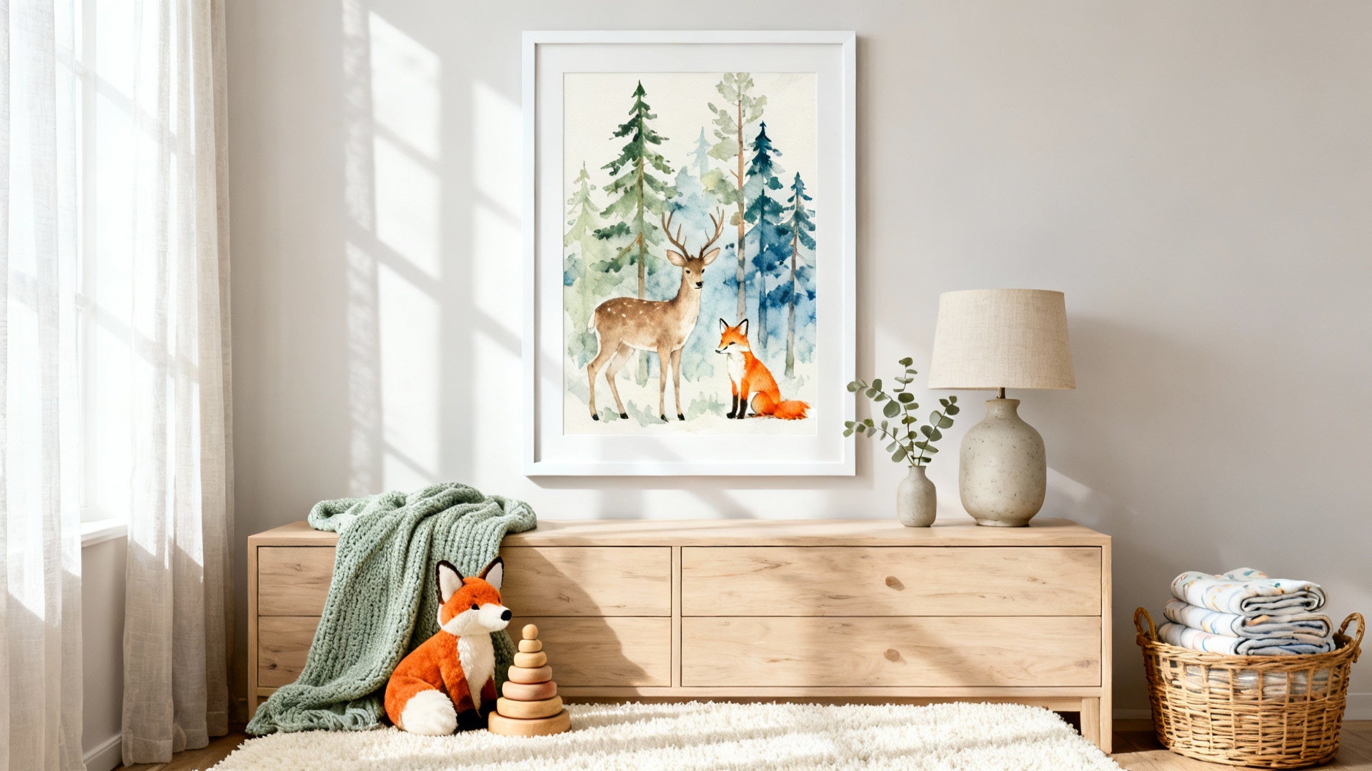 Woodland Wall Decor | Nursery Inspiration With Forest Vibes