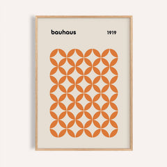 Orange Minimalist Print
