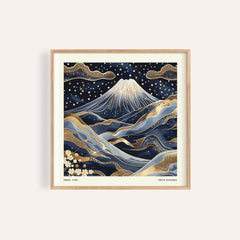 Blue and Gold Wall Art