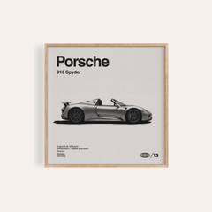 Hybrid Supercar Wall Art