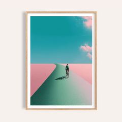 Surreal Cycling Art Print