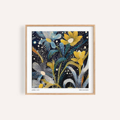 Dark Floral Wall Art