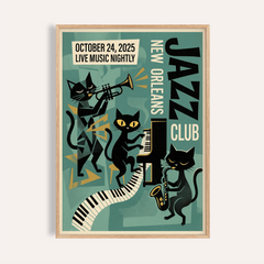 New Orleans Music Poster