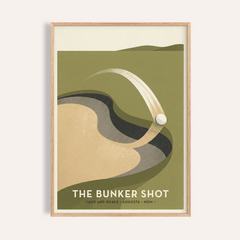 Golf Bunker Art Print