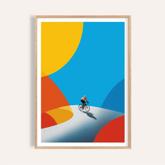 Cycling Art Print