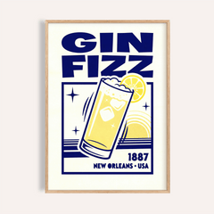 Vintage Gin Fizz Print