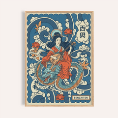 Japanese Goddess Wall Art