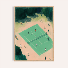 Tennis Court Wall Art