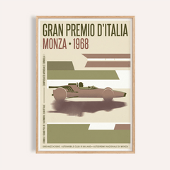Monza Grand Prix Poster