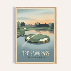 Island Green Golf Wall Art