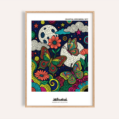 Psychedelic Nature Poster