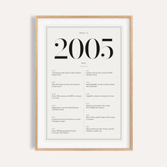 2005 Birthday Print