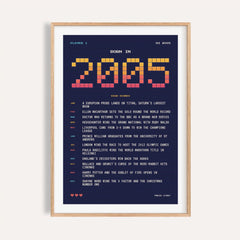 2005 Pixel Art Print