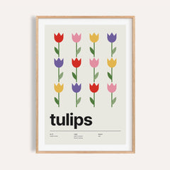 Colourful Tulip Print