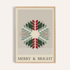 Merry and Bright Print