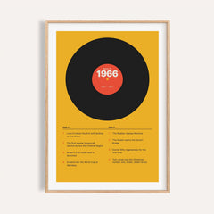 1966 Vinyl Record Print