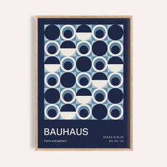 Blue Circles Wall Art