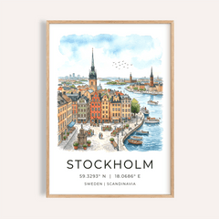 Sweden Landscape Poster