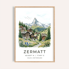 Zermatt Switzerland Art Print