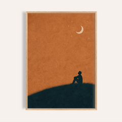 Night Silhouette Poster