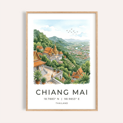 Chiang Mai Art Print