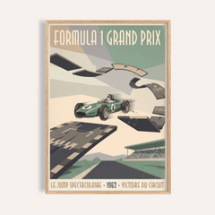 Retro Grand Prix Racing Poster