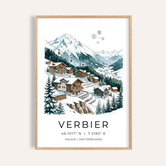 Verbier Mountain Wall Art