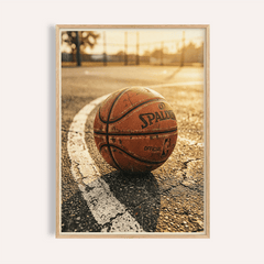 Basketball Court Wall Art