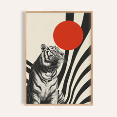 Modern Tiger Poster