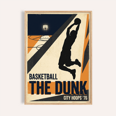 Basketball Dunk Art Print