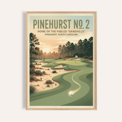 Carolina Golf Course Art Print