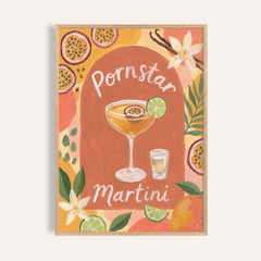 Passion Fruit Martini Poster