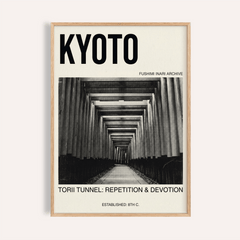 Kyoto Torii Tunnel Art Print