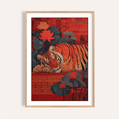 Indian Tiger Wall Art