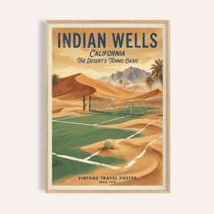Vintage Tennis Poster