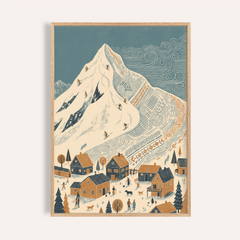 Winter Mountain Art Print