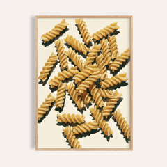 Fusilli Pasta Art