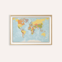World Map Print
