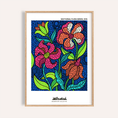 Nocturnal Floral Art Print