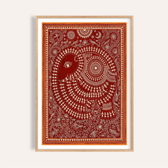 Indian Folk Art Poster