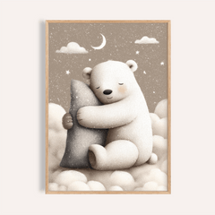 Polar Bear Nursery Print