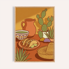 Mexican Food Print