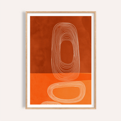 Abstract Line Art Print