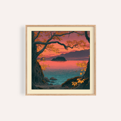 Hasui Kawase Autumn Lake