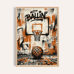 Urban Basketball Print