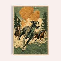 Greyhound Racing Wall Art