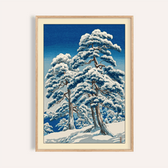 Hasui Kawase Winter Landscape Print