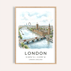 London Cityscape Print