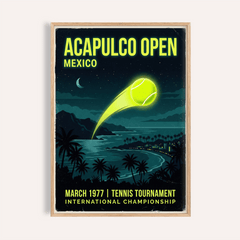 Acapulco Open Tennis Art Print