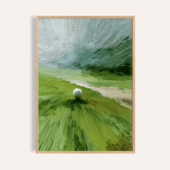 Abstract Green Wall Art